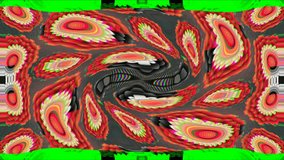 Abstract Digital Bloom Flower with Wavy Glitch Effect Futuristic Floral Loop Animation - Powered by Shutterstock - Get 15% off with code: PIKWIZARD15