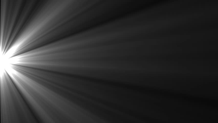 Intense Light Burst Emanating From Left Side On Dark Background rays beam