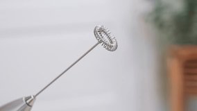 Rotating round ring for whipping milk, cappuccino machine - Powered by Shutterstock - Get 15% off with code: PIKWIZARD15