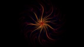 Glowing Neon Fractal Mandala Rotating Loop - Powered by Shutterstock - Get 15% off with code: PIKWIZARD15