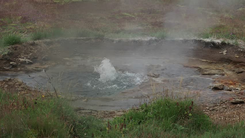 geysers and geothermal area in Iceland
