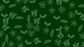 floral pattern geometric and leaf with simpel motion deep background. Suitable for spring designs, nature concepts, botanical themes, and ecofriendly projects. Natural vibes. - Powered by Shutterstock - Get 15% off with code: PIKWIZARD15