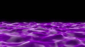 Abstract Digital Motion, Glowing Purple Colors Wave With Dots And Lines - Powered by Shutterstock - Get 15% off with code: PIKWIZARD15