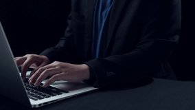 A modern scene featuring hands typing on a laptop, surrounded by digital icons illustrating ecology, renewable energy, and sustainable practices, emphasizing technology and innovation. Qubit - Powered by Shutterstock - Get 15% off with code: PIKWIZARD15