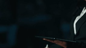 Business professional analyzing real-time data visualization on digital interface for decision making and analytics strategies. Asymptotic smart data analytic. - Powered by Shutterstock - Get 15% off with code: PIKWIZARD15