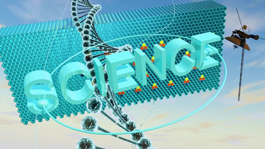 A high-definition science concept illustration showcasing futuristic technology, glowing data elements, and abstract innovation visuals. Perfect for themes of research, discovery, digital progress, an