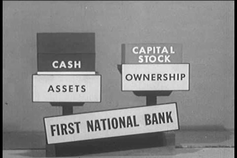 1940s - An overview of how banks operate through deposits and loans