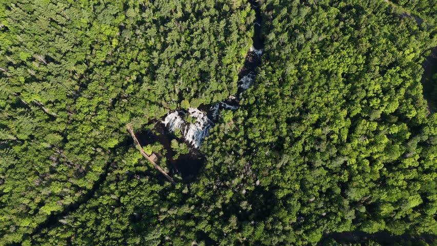 waterfall in upper Michigan, Bond Falls 