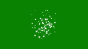 Sparkling stars twinkle, glowing retro vector stars and dots, twinkling stars motion graphics effect for 2D cartoon animation on green screen background, magic light effect, and bubble ball trail 4K - Powered by Shutterstock - Get 15% off with code: PIKWIZARD15