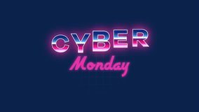 Futuristic cyber monday sale concept with digital glitch style for animated background footage clip - Powered by Shutterstock - Get 15% off with code: PIKWIZARD15