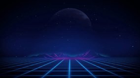 Huge savings text is displayed in a retro style with a grid and space background promoting special offers. - Powered by Shutterstock - Get 15% off with code: PIKWIZARD15