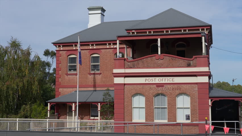 Exterior of post office building in Gundagai, New South Wales, Australia
