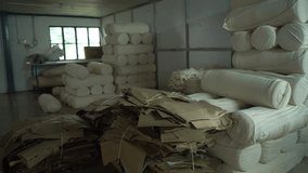 This high-quality stock video showcases a circular knitting machine in operation, widely used in the textile industry for producing knitted fabrics. Perfect for educational projects, documentaries, tr - Powered by Shutterstock - Get 15% off with code: PIKWIZARD15