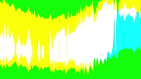 Abstract neon green, yellow, white, and cyan glitch visualizer background loop. - Powered by Shutterstock - Get 15% off with code: PIKWIZARD15