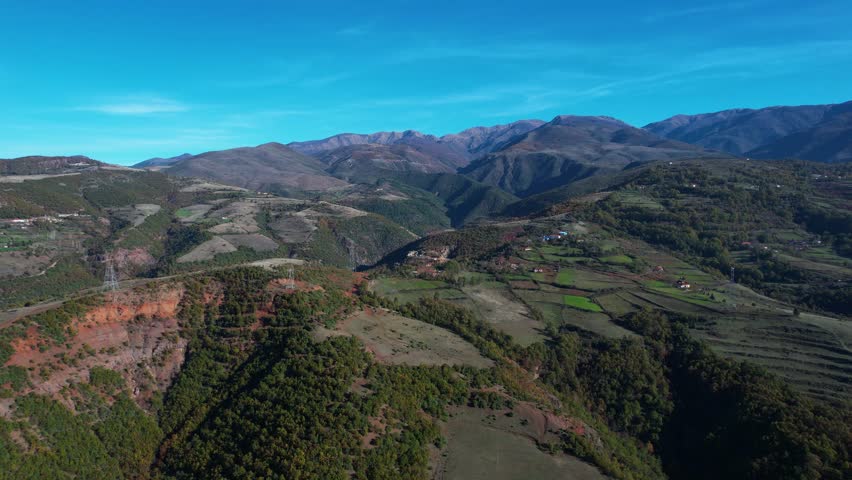 Wild Albania: Mokra Mountain Range Autumn Colors, Villages and Meadow Panoramas