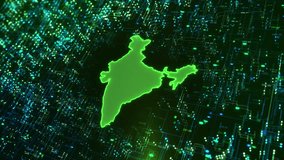 India's Global Digital Map. Cloud computing network connecting. data transfer cyber, business exchange advanced technology networks. Global financial network investment capital India's economy 3D - Powered by Shutterstock - Get 15% off with code: PIKWIZARD15