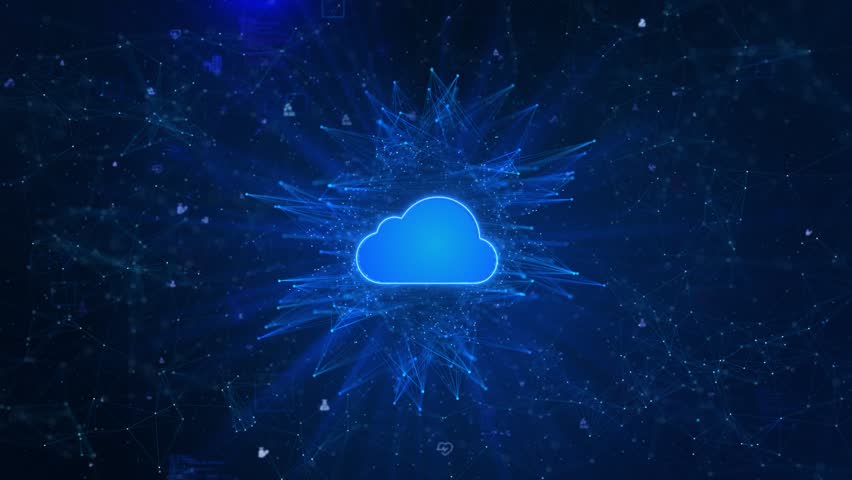 Cybersecurity digital data and data analysis background, Cityscape of cloud computing using artificial intelligence. Futuristic technology internet big data 5g connection. clean presentation broadcast - Powered by Shutterstock - Get 15% off with code: PIKWIZARD15