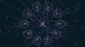 Spiraling lines and dots create intricate circular pattern 4k - Powered by Shutterstock - Get 15% off with code: PIKWIZARD15