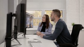 Graphic Designers Working On Computer For Print And Web - Powered by Shutterstock - Get 15% off with code: PIKWIZARD15