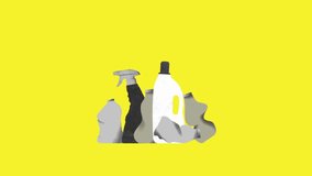 Animated stylized globe or Earth spinning, surrounded by a green circular wreath of leaves. Represents environment, ecology, sustainability, and nature. - Powered by Shutterstock - Get 15% off with code: PIKWIZARD15