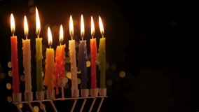 The Menorah (Hanukkah's Festival of Lights) and the Kinara (Kwanzaa's seven principles), along with the Umoja (unity) symbol. Perfect for holiday greetings, cultural celebrations, and respectful, - Powered by Shutterstock - Get 15% off with code: PIKWIZARD15
