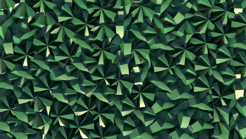 fast mooving abstraction of palm trees