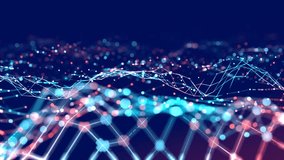 Plexus Mesh Line Animation 01 3D animation. Is an abstract plexus mesh line with glowing dots, looping video, with 4K 30 fps size. - Powered by Shutterstock - Get 15% off with code: PIKWIZARD15
