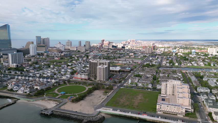 Aerial view of Atlantic City, New Jersey
