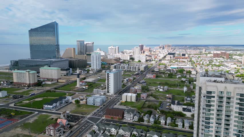 Aerial view of Atlantic City, New Jersey