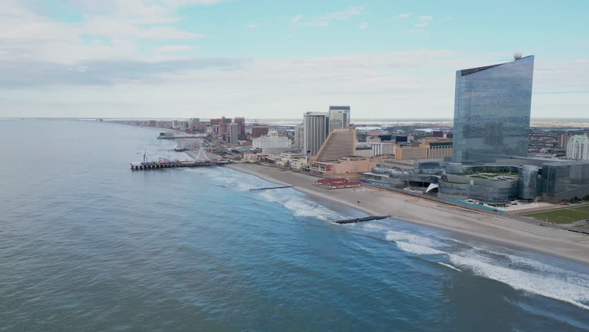 Aerial view of Atlantic City, New Jersey