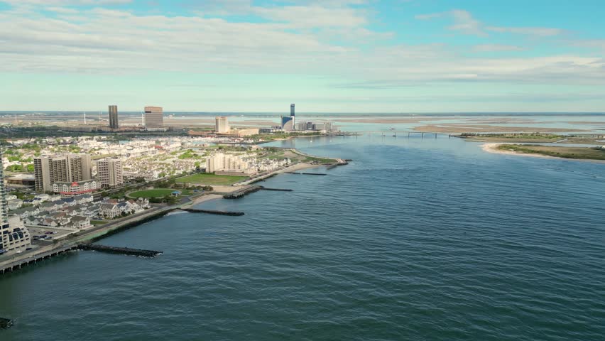 Aerial view of Atlantic City, New Jersey