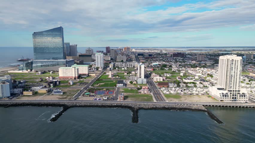 Aerial view of Atlantic City, New Jersey