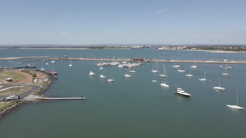 Aerial view of Bunbury Marina, Western Australia