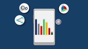 Animated Mobile Analytics Dashboard, Business Growth Data Visualization, Digital Financial Report Presentation - Powered by Shutterstock - Get 15% off with code: PIKWIZARD15