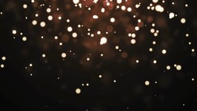 Warm Golden Bokeh Lights Falling on Dark Background - Powered by Shutterstock - Get 15% off with code: PIKWIZARD15