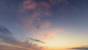 Calm sunset scene, Tranquil sunset over horizon featuring wispy clouds and soft glow, Gentle twilight sky blending pastel tones with delicate cirrus streaks and faint stars - Powered by Shutterstock - Get 15% off with code: PIKWIZARD15