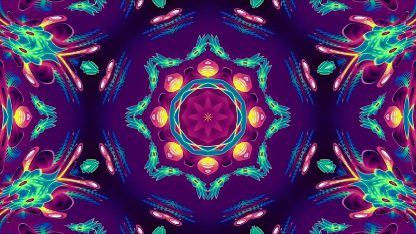 Digital Neon Geometric Flower Mandala Trippy Kaleidoscope Seamless Loop
A vibrant digital neon geometric flower mandala featuring hypnotic symmetry and glowing kaleidoscope patterns - Powered by Shutterstock - Get 15% off with code: PIKWIZARD15