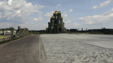 Aerial View of Armed Forces Memorial in Kubinka