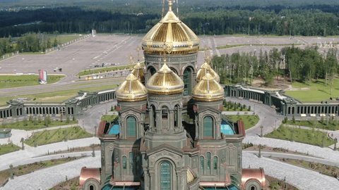 Aerial View of Armed Forces Memorial in Kubinka