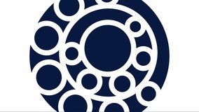 Abstract seamless loop of concentric rings spinning and changing colors. - Powered by Shutterstock - Get 15% off with code: PIKWIZARD15