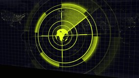 Futuristic news interface showing world map at night with radar display and live headline animation. Breaking News Headline on Radar Screen with World Map at Night image photo. - Powered by Shutterstock - Get 15% off with code: PIKWIZARD15