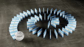 Argentina Flag - Affected by Inflation. - Powered by Shutterstock - Get 15% off with code: PIKWIZARD15