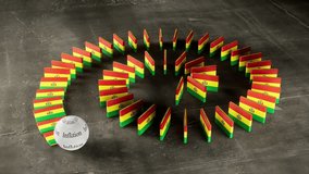 Bolivia Flag - Affected by Inflation. - Powered by Shutterstock - Get 15% off with code: PIKWIZARD15