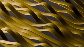 Abstract Golden Ribbons Flowing Seamlessly with Gentle Curves and Shadows - Powered by Shutterstock - Get 15% off with code: PIKWIZARD15