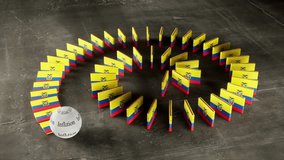 Ecuador Flag - Affected by Inflation. - Powered by Shutterstock - Get 15% off with code: PIKWIZARD15