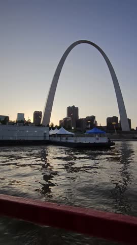 St. Louis Arch and Skyline | View from Water
