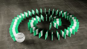 Nigeria Flag - Affected by Inflation. - Powered by Shutterstock - Get 15% off with code: PIKWIZARD15