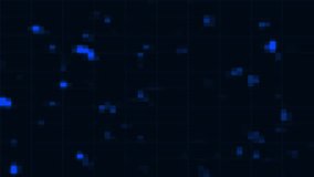 Digital futuristic pattern animation. Looping square animation background. Digital futuristic data technology.  - Powered by Shutterstock - Get 15% off with code: PIKWIZARD15