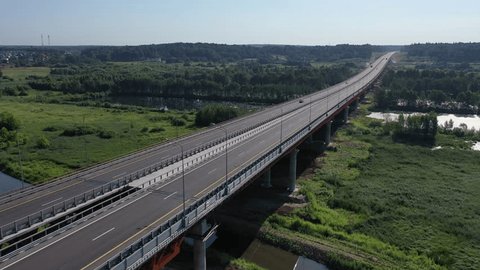 Forward Flight along Highway Bridge