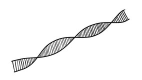DNA strand on white background - Powered by Shutterstock - Get 15% off with code: PIKWIZARD15